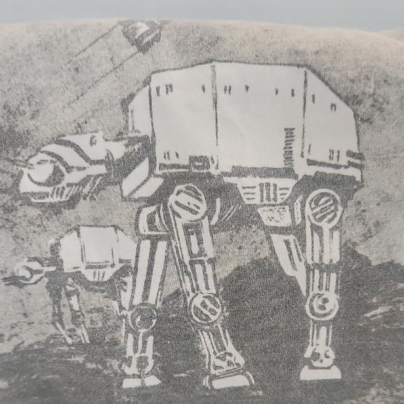 Pottery Barn Teen Star Wars Gray White Iconic Moments Queen Flat Sheet - Picture 2 of 9